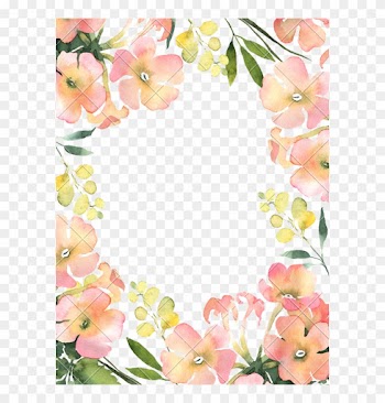 Watercolor Flower Background Illustration For Wedding - Flower Background For Invitation