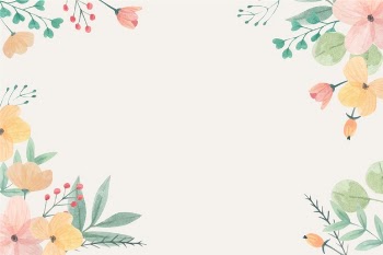 Watercolor flowers background in pastel colors Free Vector
