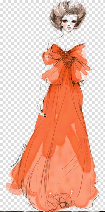 Watercolor: Flowers Dress Woman, Watercolor dress transparent background PNG clipart