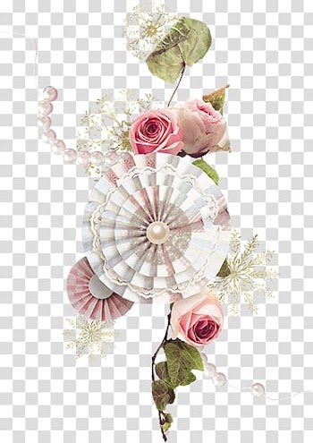Watercolor flowers transparent background PNG clipart