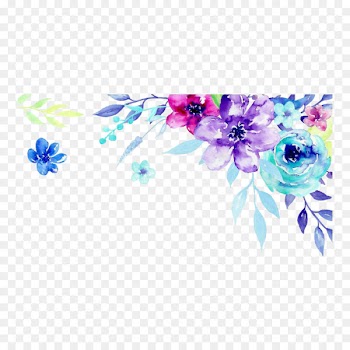 Watercolor: Flowers Watercolor painting Clip art Blue - flower 
