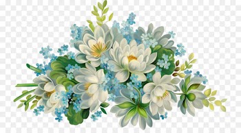 Watercolor: Flowers Watercolor painting Floral design - Painted white lotus 