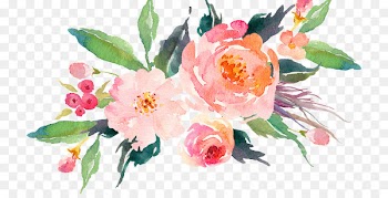 Watercolor: Flowers Watercolor painting Watercolour Flowers Floral design - painting 