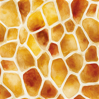 Watercolor Giraffe Skin Pattern