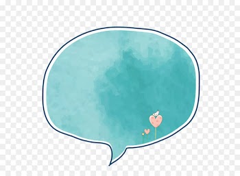 Watercolor hand-painted border dialog box 