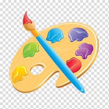 Watercolor illustration, Palette Drawing Artist, Drawing tools transparent background PNG clipart
