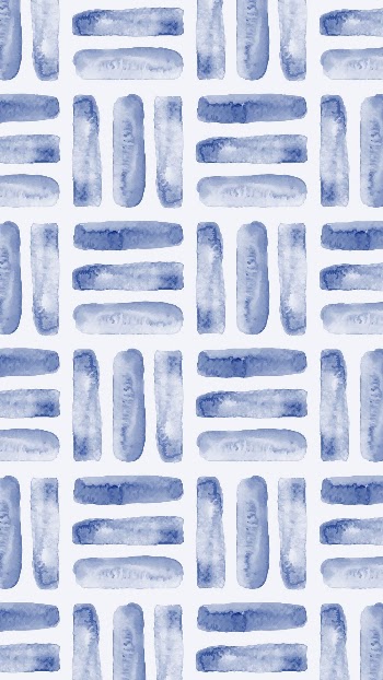 Watercolor iPhone wallpaper, geometric indigo | Free Photo - rawpixel