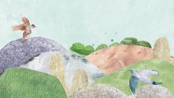 Watercolor landscape desktop wallpaper, nature | Free Photo Illustration - rawpixel