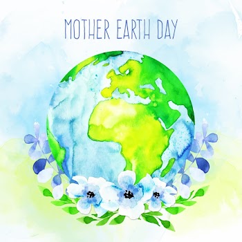 Watercolor mother earth day Free Vector