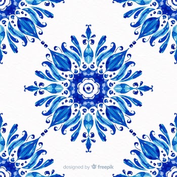 Watercolor ornamental floral background Free Vector