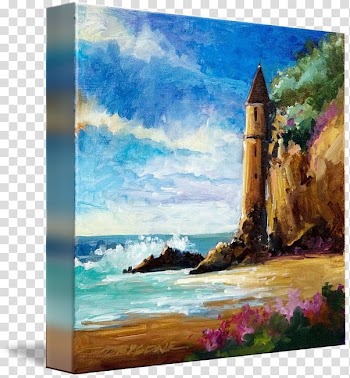 Watercolor painting Acrylic paint Frames, painting transparent background PNG clipart