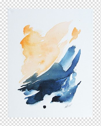 Watercolor painting Acrylic paint Modern art, painting transparent background PNG clipart