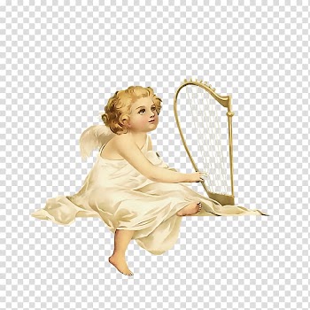 Watercolor painting, angel transparent background PNG clipart