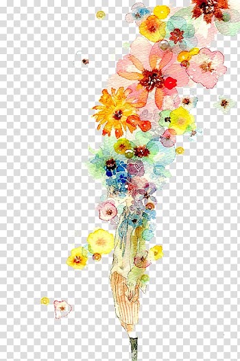 Watercolor painting Art Drawing Illustration, Watercolor flowers transparent background PNG clipart
