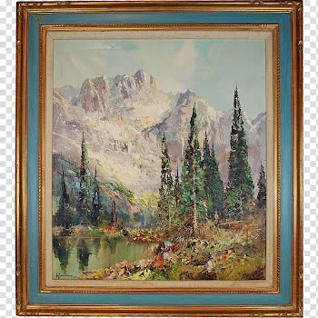 Watercolor painting Art Oil painting, landscape paintings transparent background PNG clipart