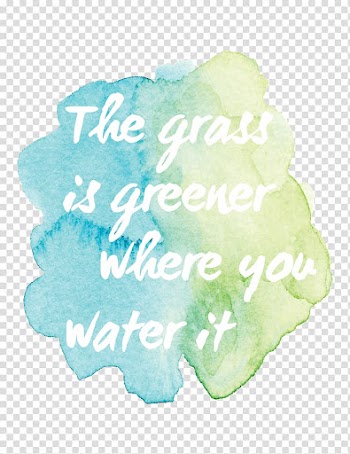 Watercolor painting Art Saying Graphic design, watercolor grass transparent background PNG clipart