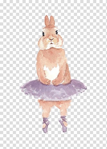 Watercolor painting Ballet Dancer, painting transparent background PNG clipart