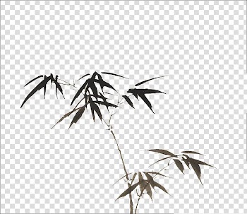 Watercolor painting Bamboo, Chinese feng shui bamboo transparent background PNG clipart