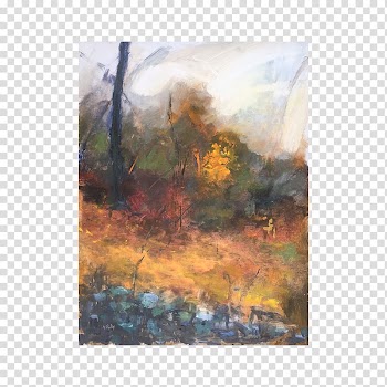 Watercolor painting Belted Galloway Shrub, burning bush transparent background PNG clipart