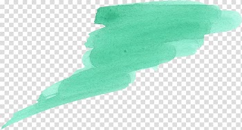Watercolor painting Blue-green Stroke Turquoise, watercolor brush transparent background PNG clipart