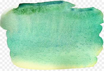 Watercolor painting Blue Pen - Blue watercolor effect 