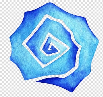 Watercolor painting Blue, Watercolor blue conch transparent background PNG clipart