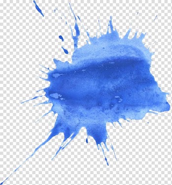 Watercolor painting, blue watercolor transparent background PNG clipart