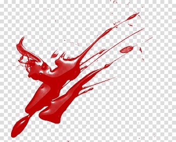 Watercolor painting Brush Blood, blood transparent background PNG clipart