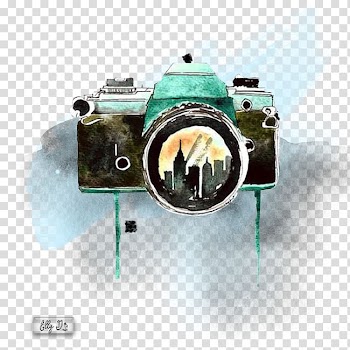 Watercolor painting Camera Drawing, Camera transparent background PNG clipart