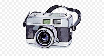 Watercolor painting Camera Photography Illustration - Watercolor camera 