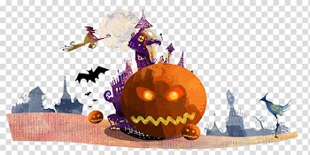 Watercolor painting Castle Illustration, Witch and castle transparent background PNG clipart