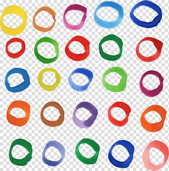 Watercolor painting Circle, pattern transparent background PNG clipart