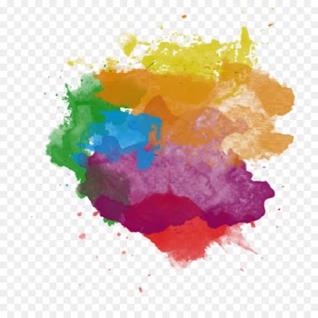 Watercolor painting Clip art - color splash 