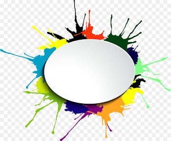 Watercolor painting Clip art - Vector round frame Ink 