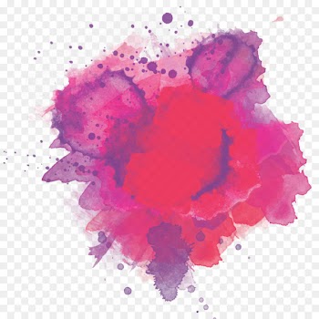 Watercolor painting - color splash 
