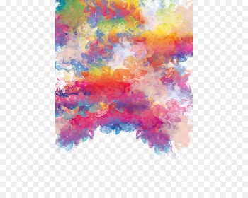 Watercolor painting - Color watercolor shading material 