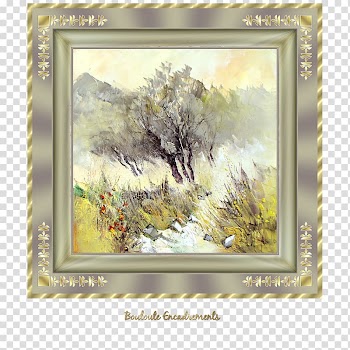 Watercolor painting Création graphique Frames Tree Death, aso transparent background PNG clipart