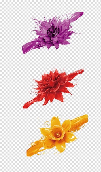Watercolor painting, Creative lotus pattern transparent background PNG clipart