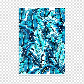 Watercolor painting Cushion Art Banana, banana leaves transparent background PNG clipart
