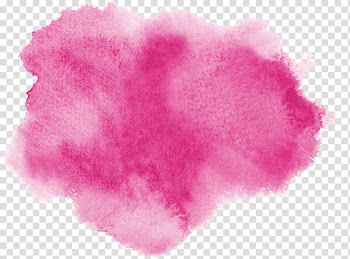 Watercolor painting , dark pink watercolor texture transparent background PNG clipart