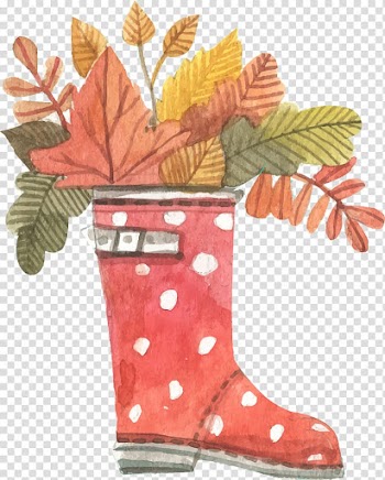 Watercolor painting Drawing Autumn, Drawing autumn leaves transparent background PNG clipart