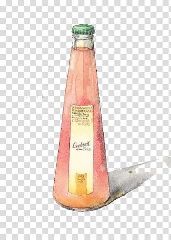Watercolor painting Drawing Illustration, Watercolor drinks transparent background PNG clipart