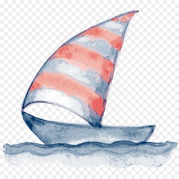 Watercolor painting Drawing Sailing ship Sailboat - Watercolor sailboat 