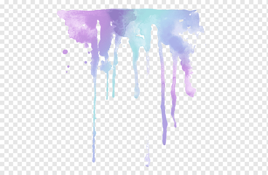 Watercolor painting Drip painting Art, acuarela, purple, blue, violet png