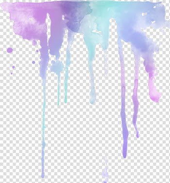 Watercolor painting Drip painting Drawing Art, dynamic blue water transparent background PNG clipart