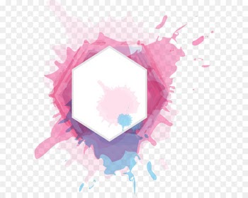 Watercolor painting Drip painting - Drawing Ink 
