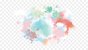 Watercolor painting Euclidean vector - Hand-painted watercolor background Blue Dream 