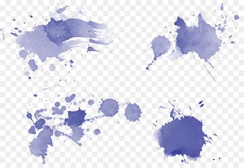 Watercolor painting Euclidean vector Ink - Vector watercolor ink jet 