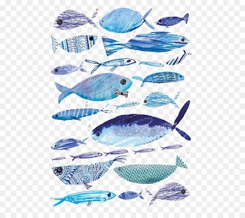 Watercolor painting Fish Drawing Illustration - Fish 