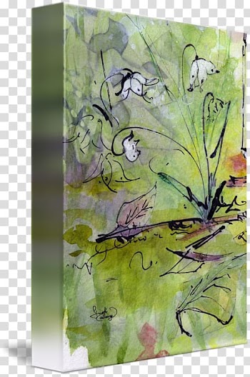 Watercolor painting Flora Fauna, Watercolor Lily transparent background PNG clipart